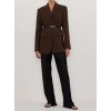 MYKA BLACK SATIN PANT