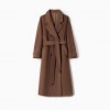 Autumn Winter Thickened Double-faced Cashmere Wool Coat