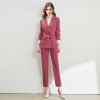 Women's Casual Commuter Temperament Pink Suit