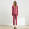 Women's Casual Commuter Temperament Pink Suit