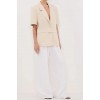 RITA SAND SHORT SLEEVE BLAZER