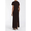 LEO BITTER CHOC KNIT MIDI DRESS