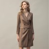 Elegant Double Breasted Suit Dress