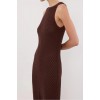 BLOOM CHOC CROCHET KNIT MAXI DRESS