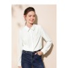 H-shaped Temperament chiffon white shirt Blouse