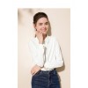 H-shaped Temperament chiffon white shirt Blouse