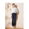 H-shaped Temperament chiffon white shirt Blouse