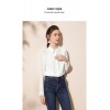 H-shaped Temperament chiffon white shirt Blouse