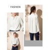 H-shaped Temperament chiffon white shirt Blouse