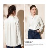 H-shaped Temperament chiffon white shirt Blouse