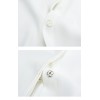 H-shaped Temperament chiffon white shirt Blouse