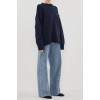 ROY NAVY LONGLINE KNIT JUMPER