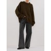 ROY OLIVE LONGLINE KNIT JUMPER