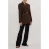 MYKA BLACK SATIN PANT