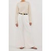 INDY CREAM CASHMERE KNIT JUMPER