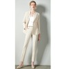 X-shaped Women Diagonal Buckle Professional Suit and Two-piece Suit