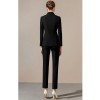 X-shaped Women Diagonal Buckle Professional Suit and Two-piece Suit