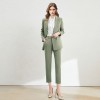 Women's Casual Commuter Temperament Green Suit