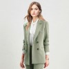 Women's Casual Commuter Temperament Green Suit