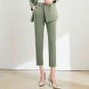 Women's Casual Commuter Temperament Green Suit
