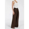 HOLDEN BITTER CHOC LINEN PANT