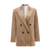 Fall Vintage Wide Corduroy Blazer