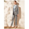 Grey oversized buttoned Suit