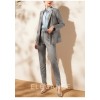 Grey oversized buttoned Suit