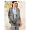 Grey oversized buttoned Suit