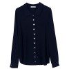 Elegant V-Neck Long Sleeve Shirt
