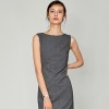 Women's Sleeveless Slim Fit Commuter Suit Dress