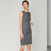 Women's Sleeveless Slim Fit Commuter Suit Dress