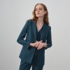 Women's Temperament Commuter Green Suit Three-piece Suit