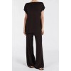 MABLE BITTER CHOC KNIT PANT