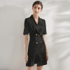 Elegant Fashion Temperament Design Irregular Suit Dress