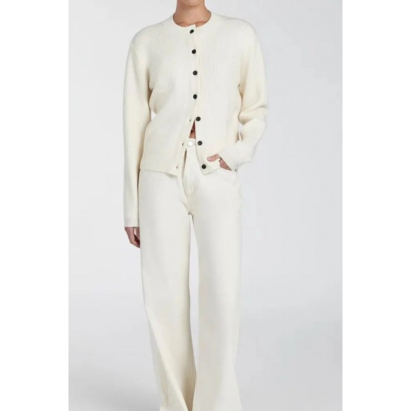 AXEL CREAM CASHMERE BLEND CARDIGAN