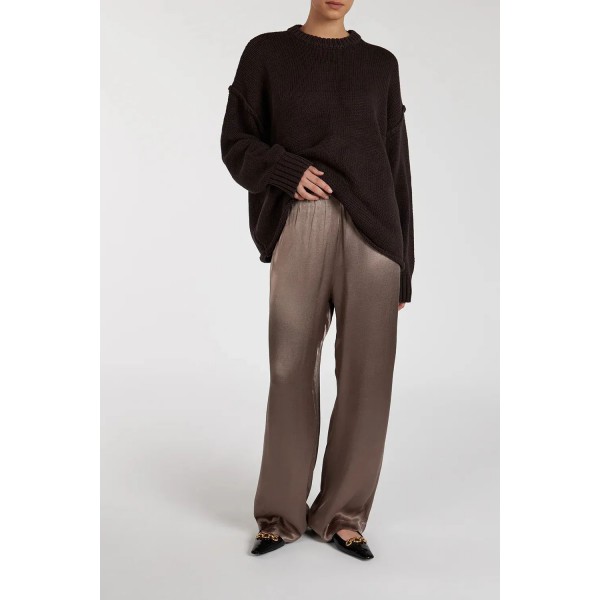 EVE LATTE SATIN PANT
