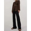 MYKA BLACK SATIN PANT