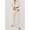 MYKA CREAM SATIN PANT