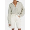 BAMBI CREAM BERMUDA DENIM SHORT