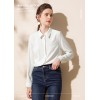 H-shaped Temperament chiffon white shirt Blouse
