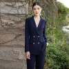 Women's Professional Navy Blue Suit Three Piece