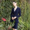 Women's Professional Navy Blue Suit Three Piece