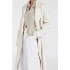 MILES CREAM WOOL WRAP COAT