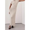LEO CHALK KNIT MIDI DRESS