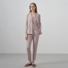 Women's Temperament Commuter Pink Suit Three-piece Suit