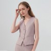 Women's Temperament Commuter Pink Suit Three-piece Suit