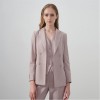 Women's Temperament Commuter Pink Suit Three-piece Suit