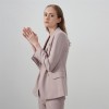 Women's Temperament Commuter Pink Suit Three-piece Suit