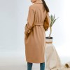Autumn and Winter Long Double-sided Cashmere Wool Coat